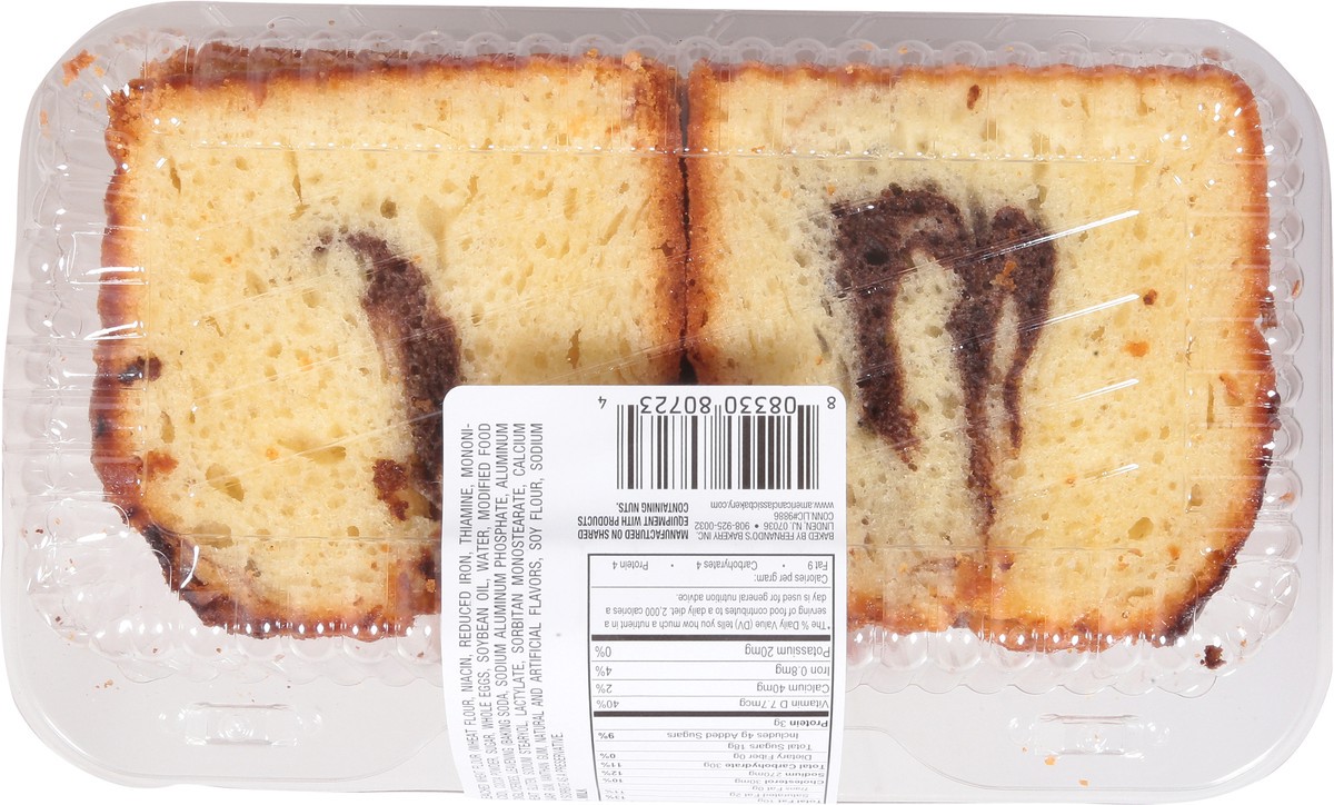 slide 5 of 9, American Classic Gourmet Mini Marble Slices Cake 6 Pack 6 ea, 6 ct