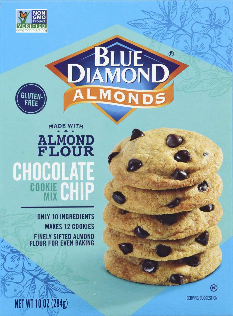 slide 3 of 9, Blue Diamond Chocolate Chip Cookie Mix 10 oz, 10 oz