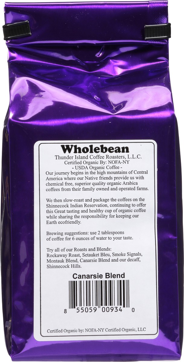 slide 8 of 12, Thunder Island Coffee Roasters Whole Bean Canarsie Blend - 12 Oz, 12 oz