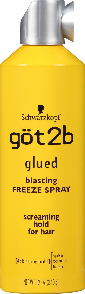 slide 4 of 7, göt2b Glued Blasting Freeze Hairspray, 12 oz, 14.4 oz