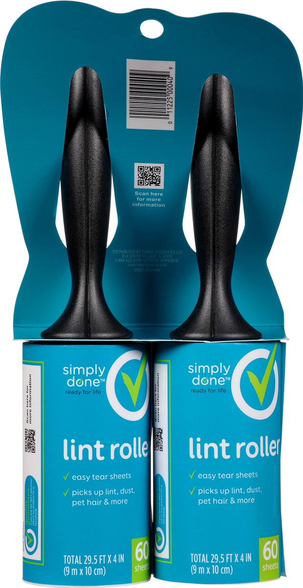 slide 6 of 14, Simply Done 2 Pack Lint Roller 2 ea, 2 ct