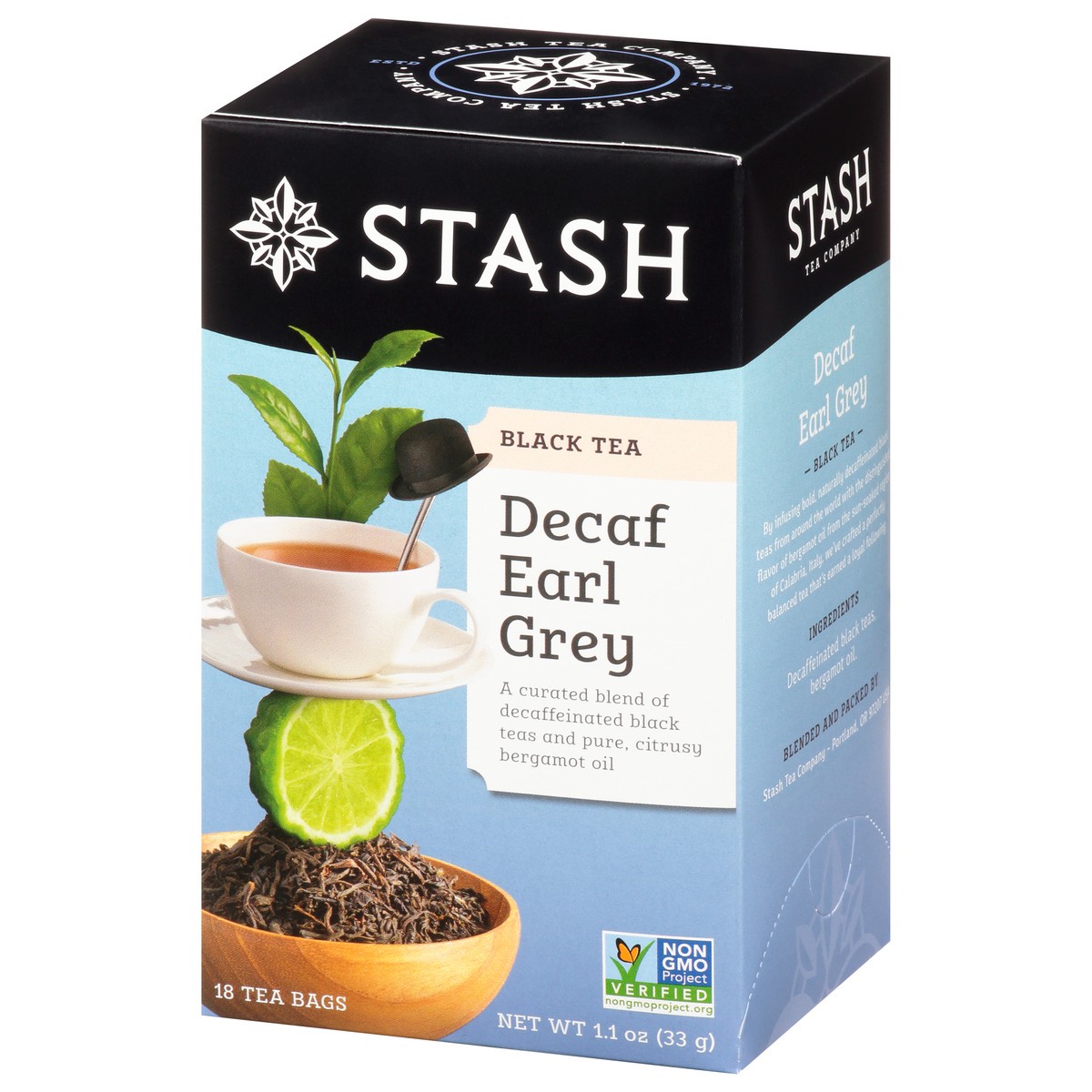 slide 9 of 13, Stash Tea Earl Grey Decaf - 18 ct, 18 ct