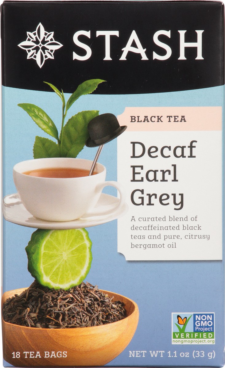 slide 1 of 13, Stash Tea Earl Grey Decaf - 18 ct, 18 ct