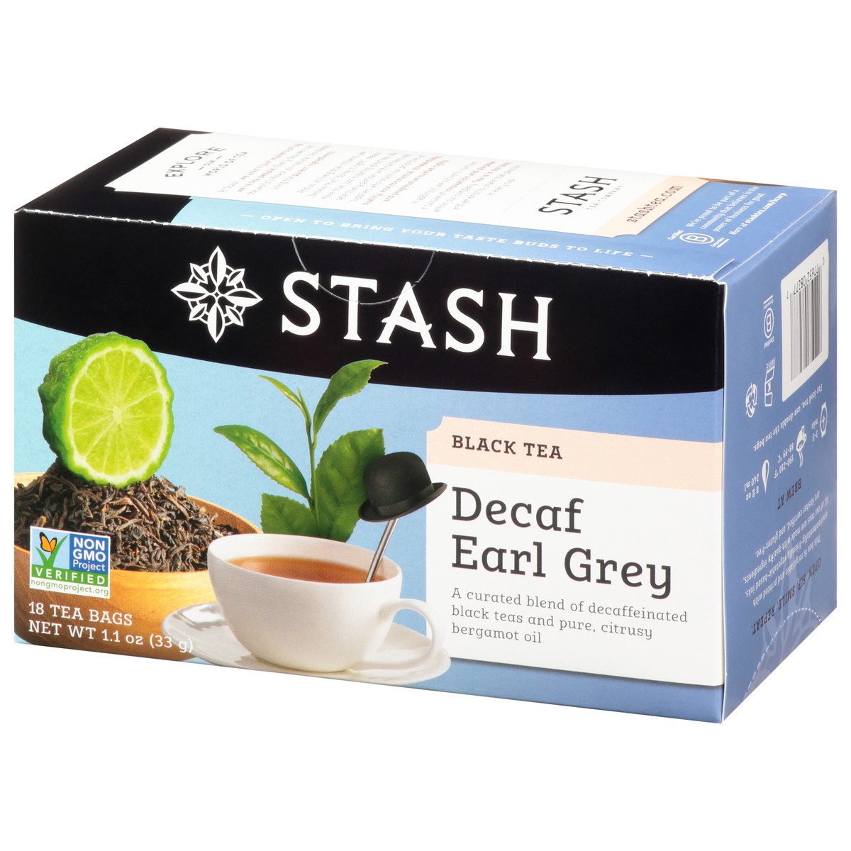 slide 3 of 13, Stash Tea Earl Grey Decaf - 18 ct, 18 ct