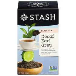 Stash Decaf Earl Grey Black Tea 18 Tea Bags