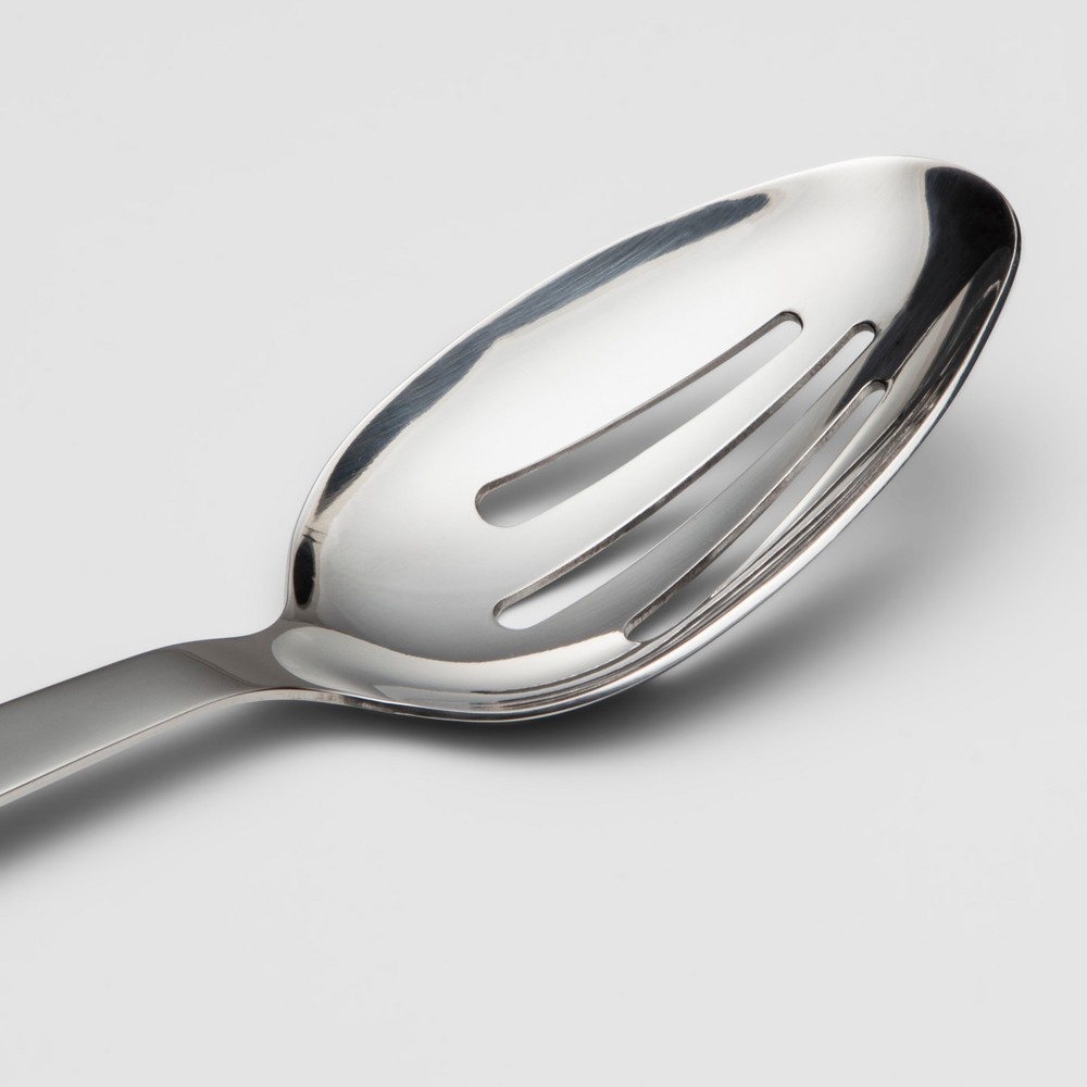 slide 3 of 4, Stainless Steel Slotted Spoon - Made By Design, 1 ct