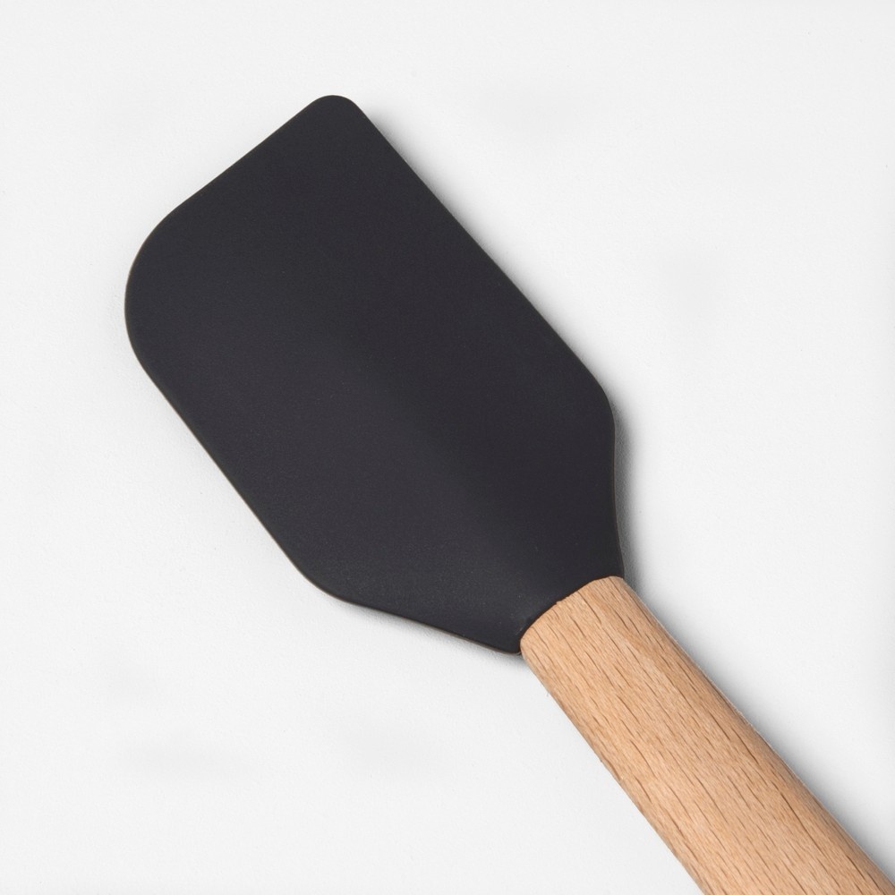 slide 2 of 3, Beech Wood and Silicone Spatula Mini - Made By Design, 1 ct