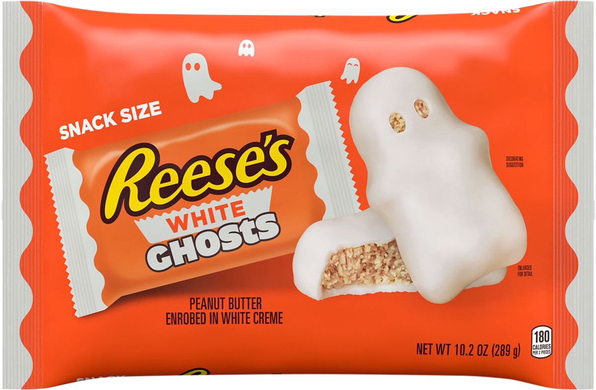 slide 3 of 3, Reese's White Peanut Butter Ghosts Snack Size 10.2 oz, 10.2 oz