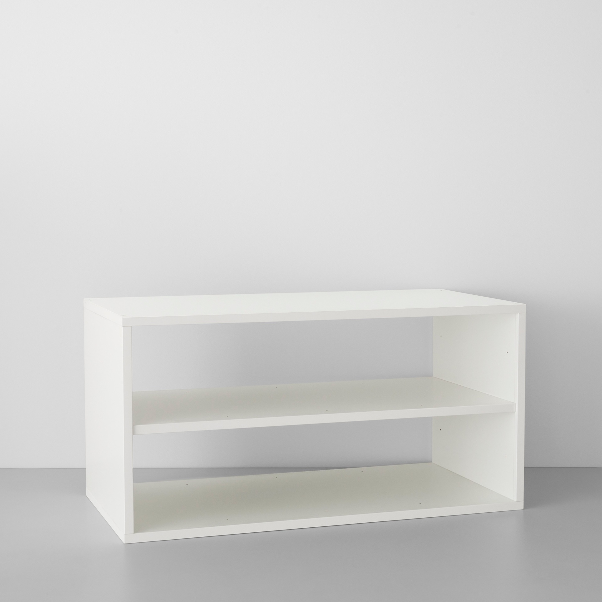 slide 1 of 6, Two Shelf Horizontal Cube White - Made By Design, 1 ct