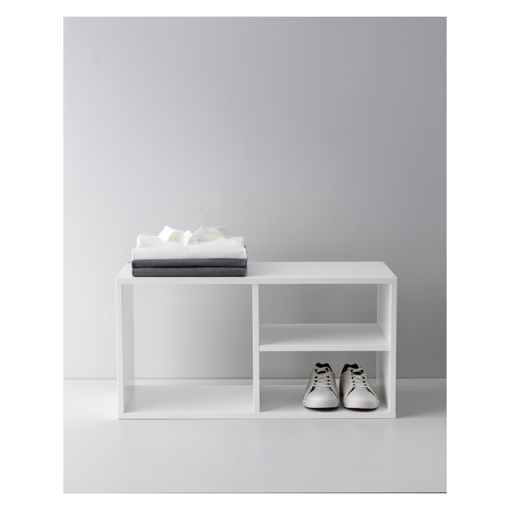 slide 5 of 7, 3 Shelf Closet System White - Made By Design, 1 ct