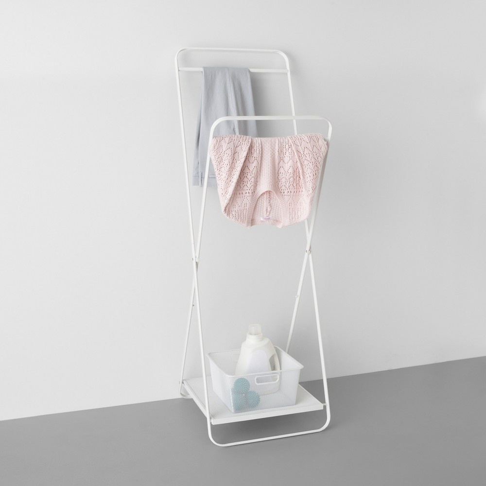 slide 3 of 5, Made by Design Laundry Drying Rack - White, 1 ct