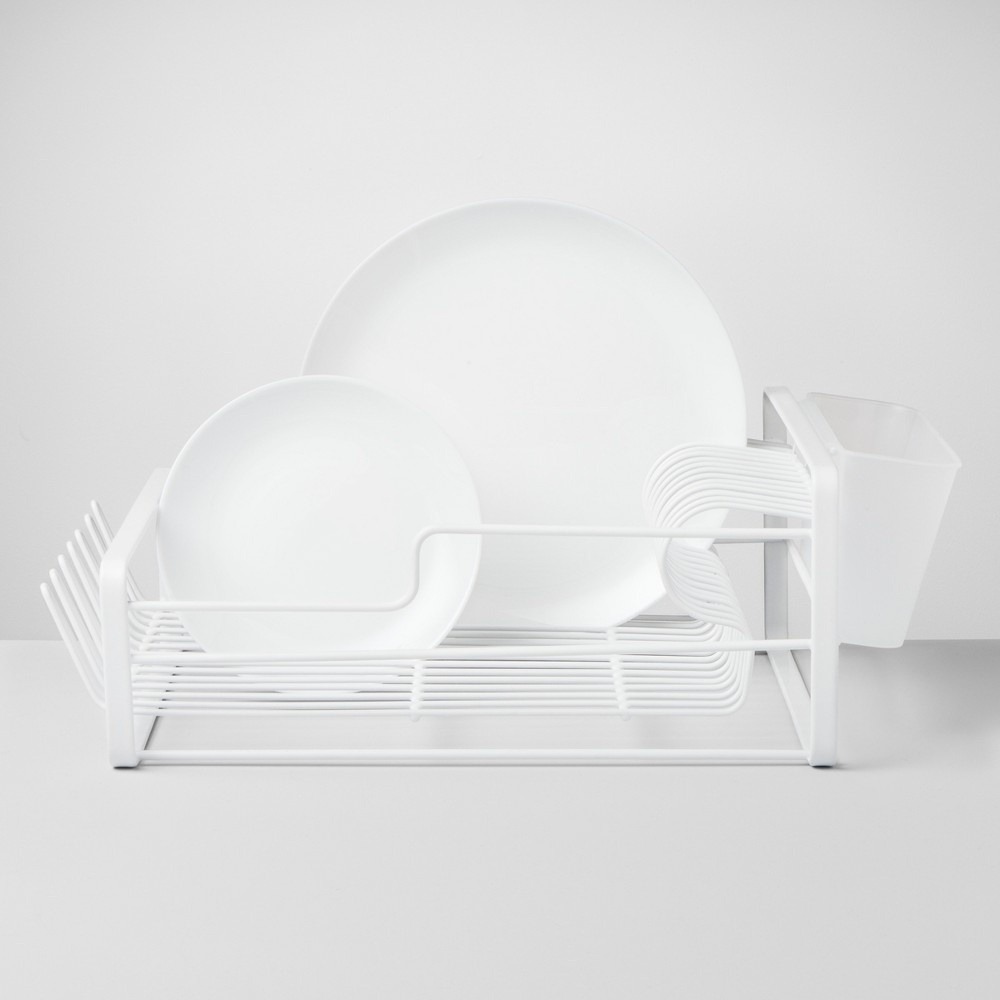 slide 2 of 3, Made by Design Wire Dish Rack - White, LG