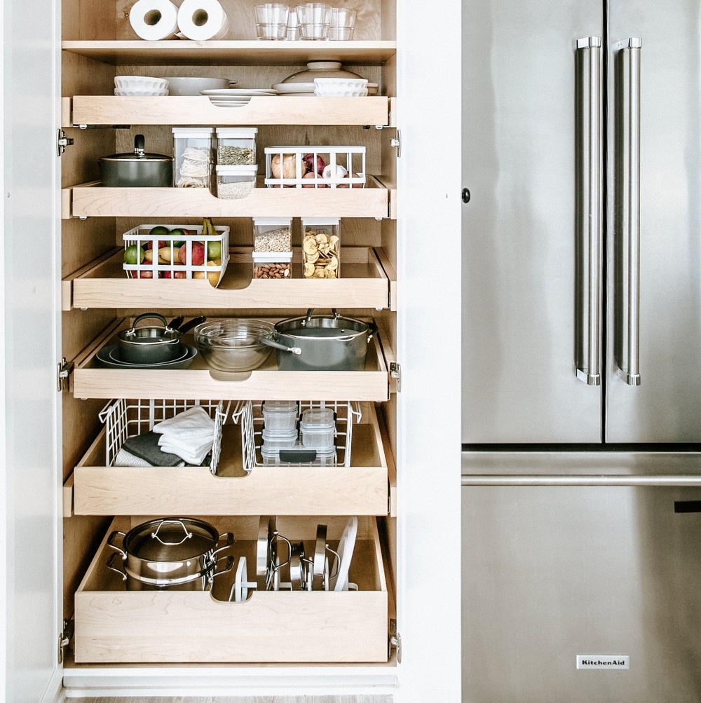 slide 5 of 5, Kitchen Cabinet Lid Organizer White - Made By Design, 1 ct