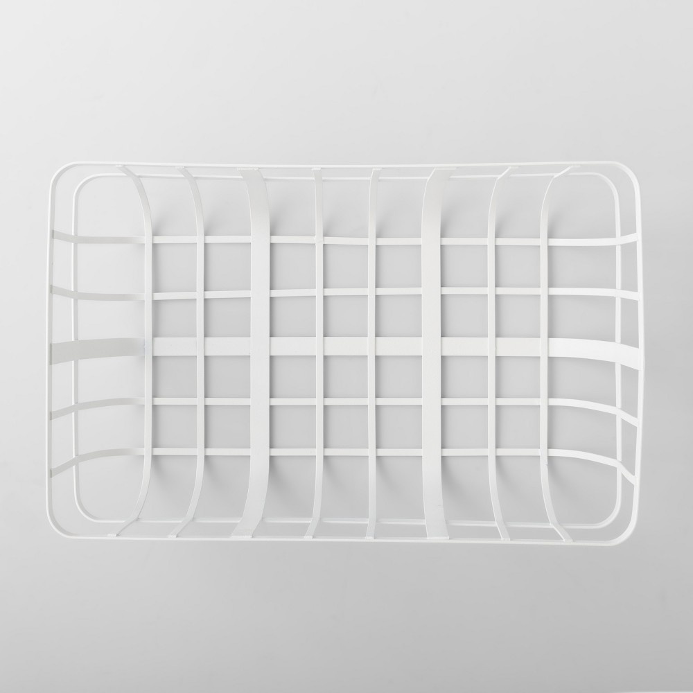 slide 3 of 4, Made by Design Kitchen Cabinet Organizer Small Basket - White, 1 ct