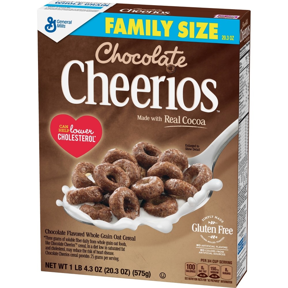 slide 3 of 3, Chocolate Cheerios Breakfast Cereal - General Mills, 20.3 oz