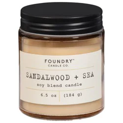 Foundry Candle Co. Foundry Candle Co Sandalwood + Sea Soy Wax Candle