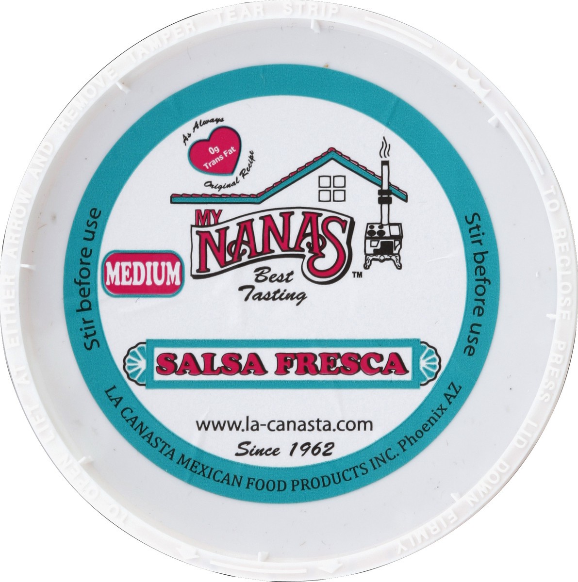 slide 2 of 3, La Canasta My Nana's Salsa Fresca, 16 oz