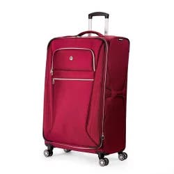 SWISSGEAR Checklite Softside Large Checked Suitcase - Burgundy Velvet