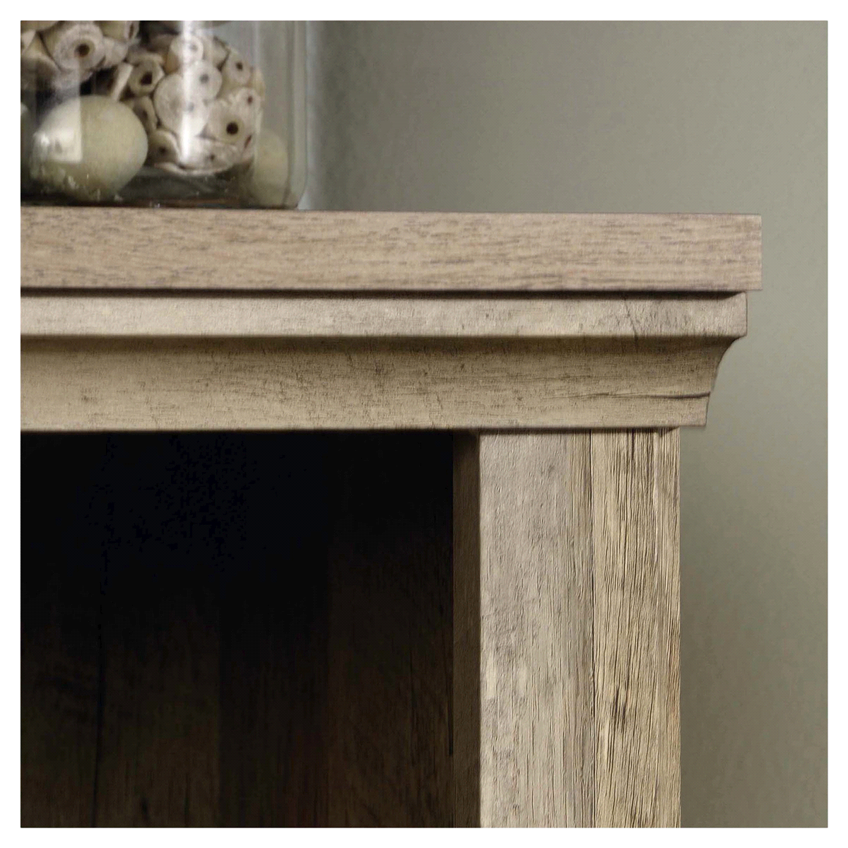 slide 4 of 6, Sauder 3 Shelf Bookcase Lintel Oak, 1 ct