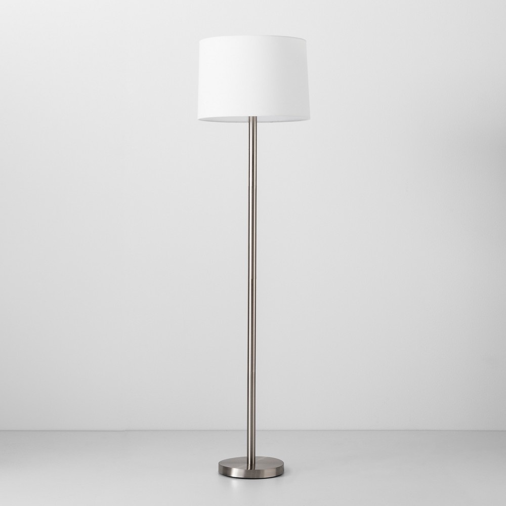 slide 2 of 4, Made by Design Floor Lamp Base - Silver (Bulb Not Included), 1 ct