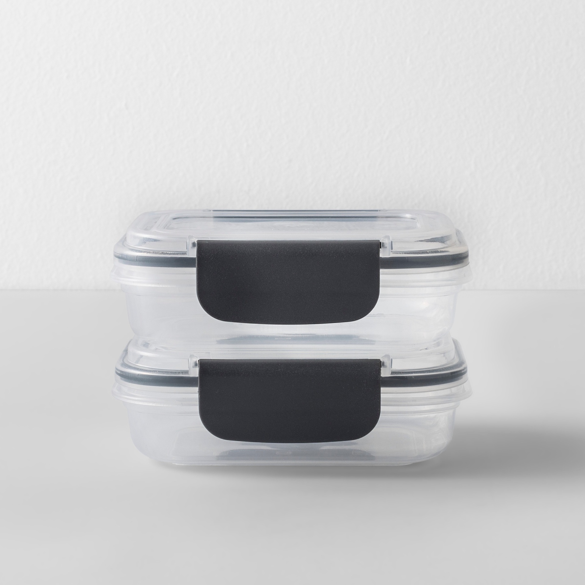 slide 1 of 4, Made by Design Rectangular Plastic 1 Cup Food Storage Container , 2 ct