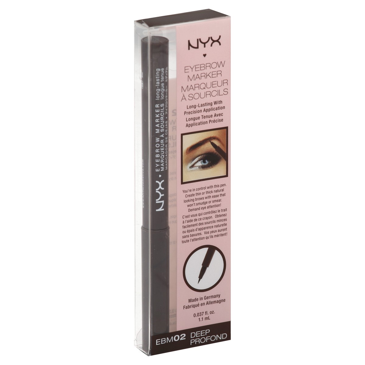 slide 2 of 5, NYX Professional Makeup Eyebrow Marker 0.037 oz, 0.04 oz