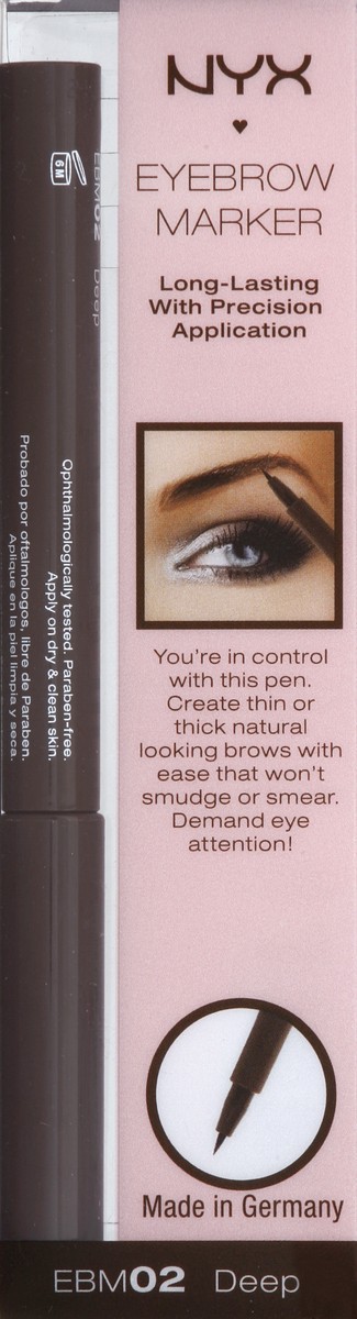 slide 1 of 5, NYX Professional Makeup Eyebrow Marker 0.037 oz, 0.04 oz