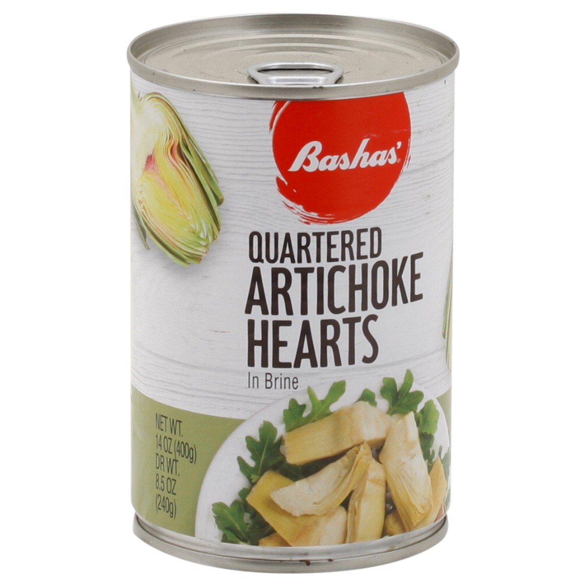 slide 2 of 13, Bashas Artichokes Quarters, 14 oz