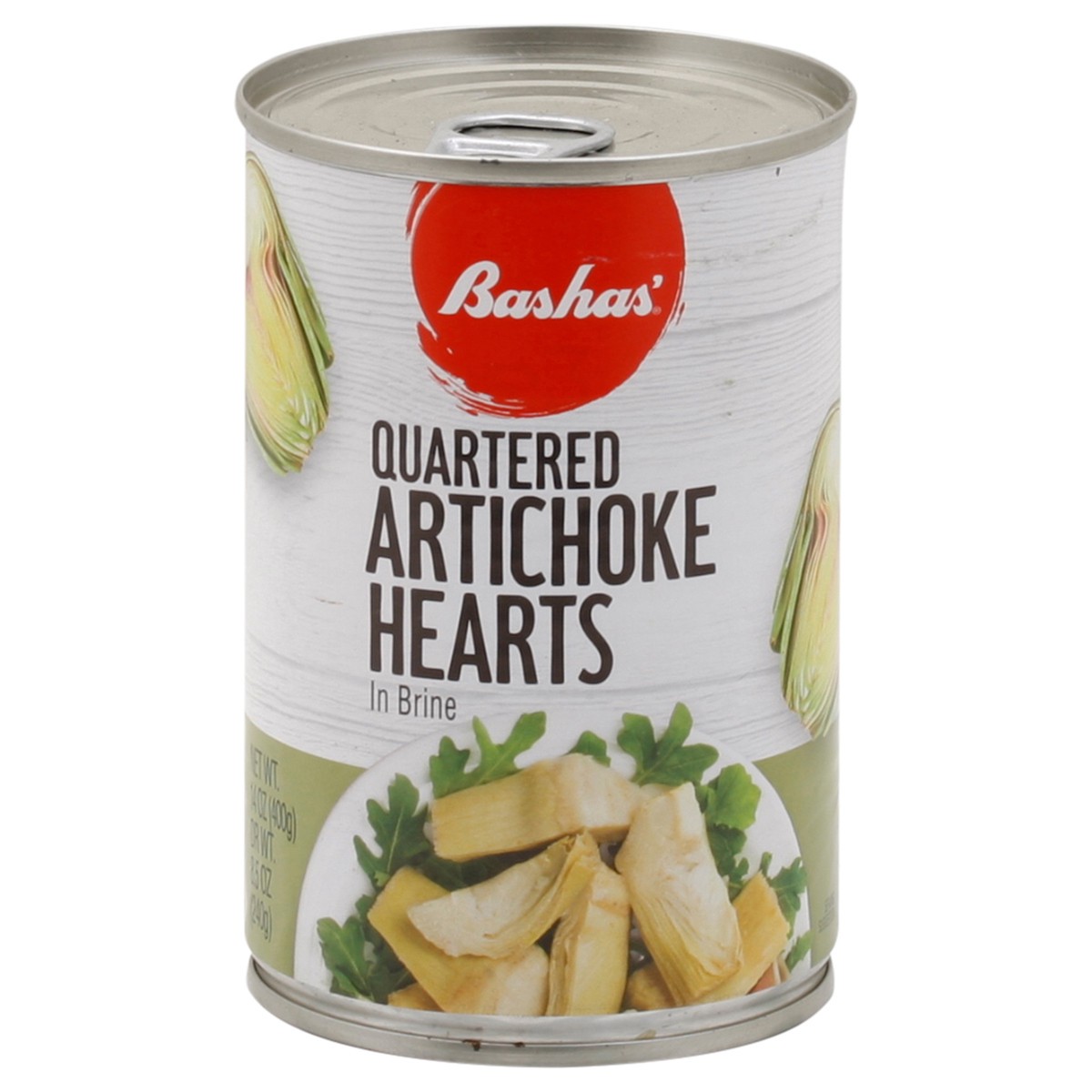 slide 8 of 13, Bashas Artichokes Quarters, 14 oz
