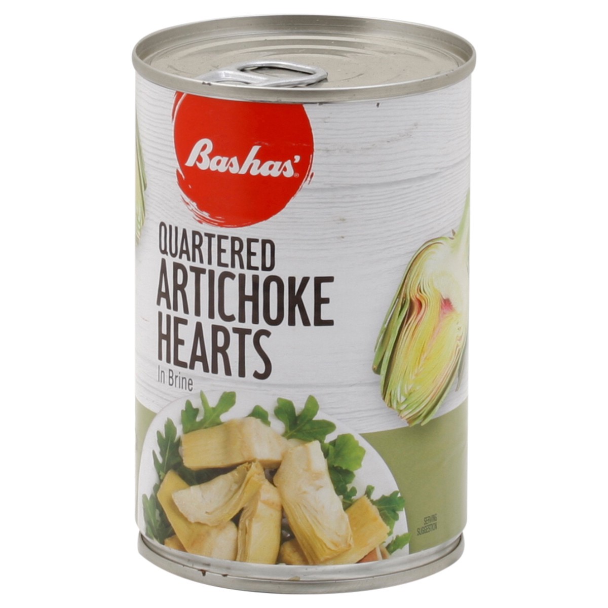 slide 13 of 13, Bashas Artichokes Quarters, 14 oz