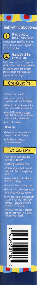 slide 3 of 5, Immaculate Baking, Pie Crusts, 2 Rolled Crusts, 15 oz, 2 ct