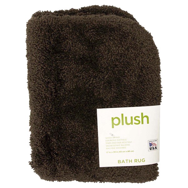 slide 4 of 5, Mohawk Plush Bath Rug, 17"x24" Espresso, 17 x 24 