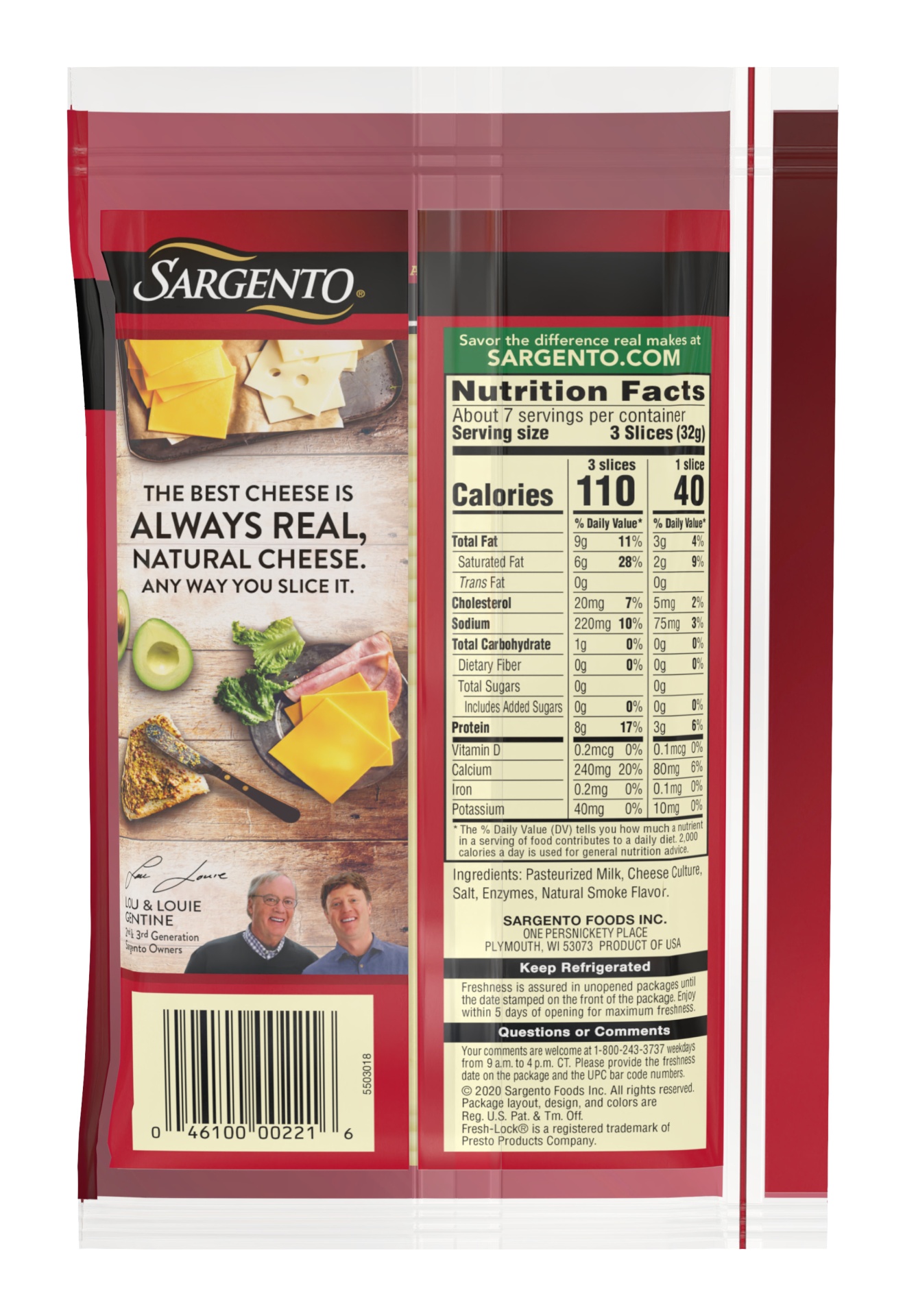 Sargento Ultra Thin Sliced Provolone Cheese 20 ct | Shipt