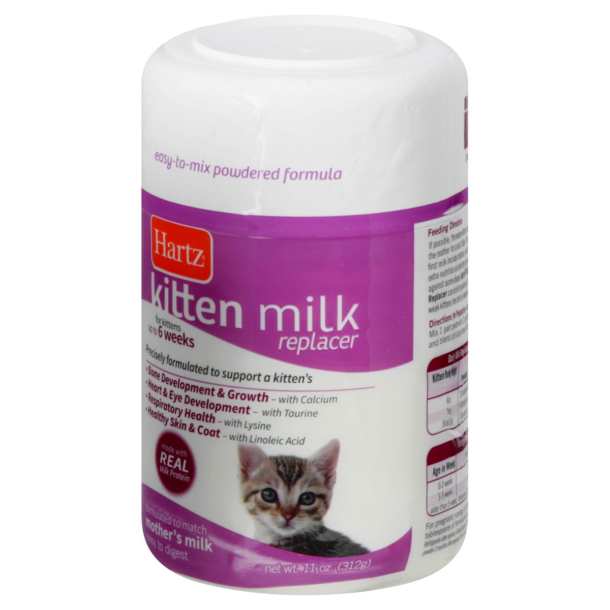 slide 5 of 9, Hartz Kitten Milk Replacer 11 oz, 11 oz