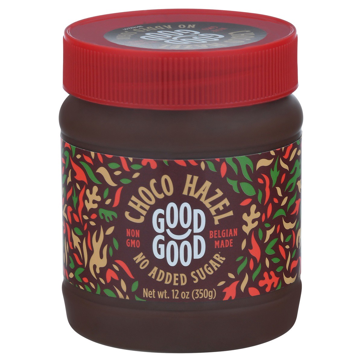slide 1 of 9, Good Good Choco Hazel No Added Sugar Spread 12 oz Jar, 12 oz