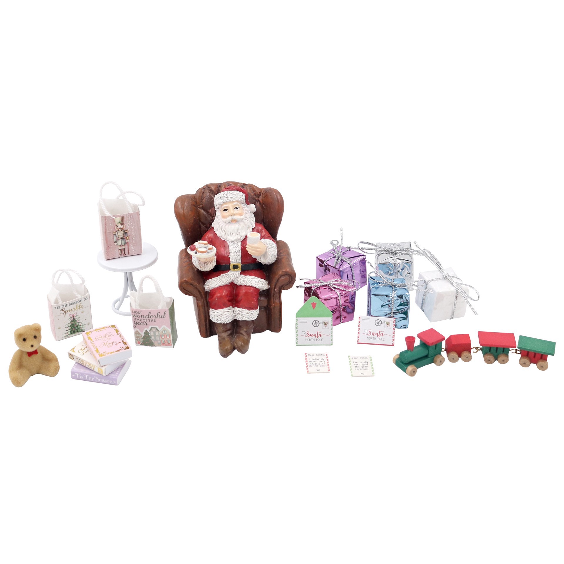 slide 2 of 4, Mini Sparkly Holiday Gift Bag Decorations By Ashland, null