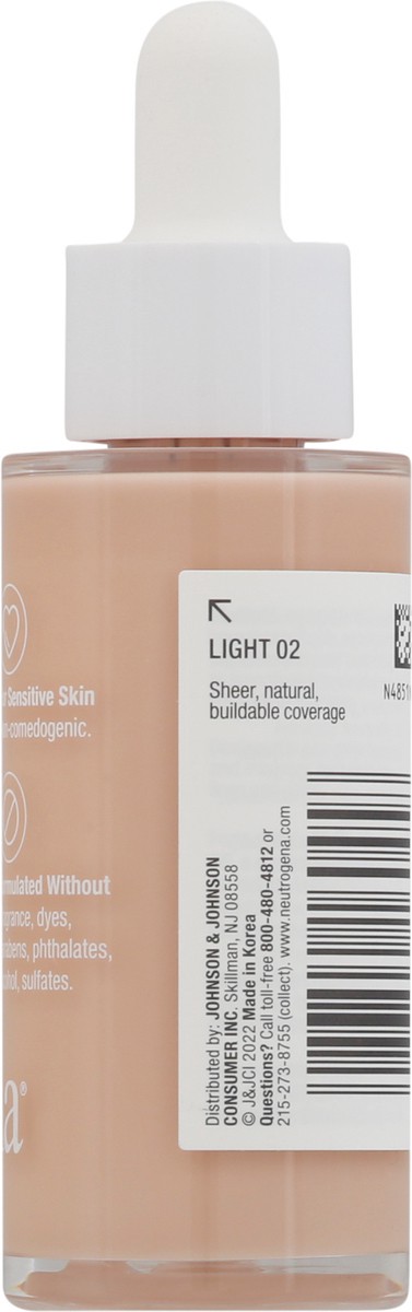 slide 3 of 9, Neutrogena Sensitive Skin Serum Foundation, 1 oz