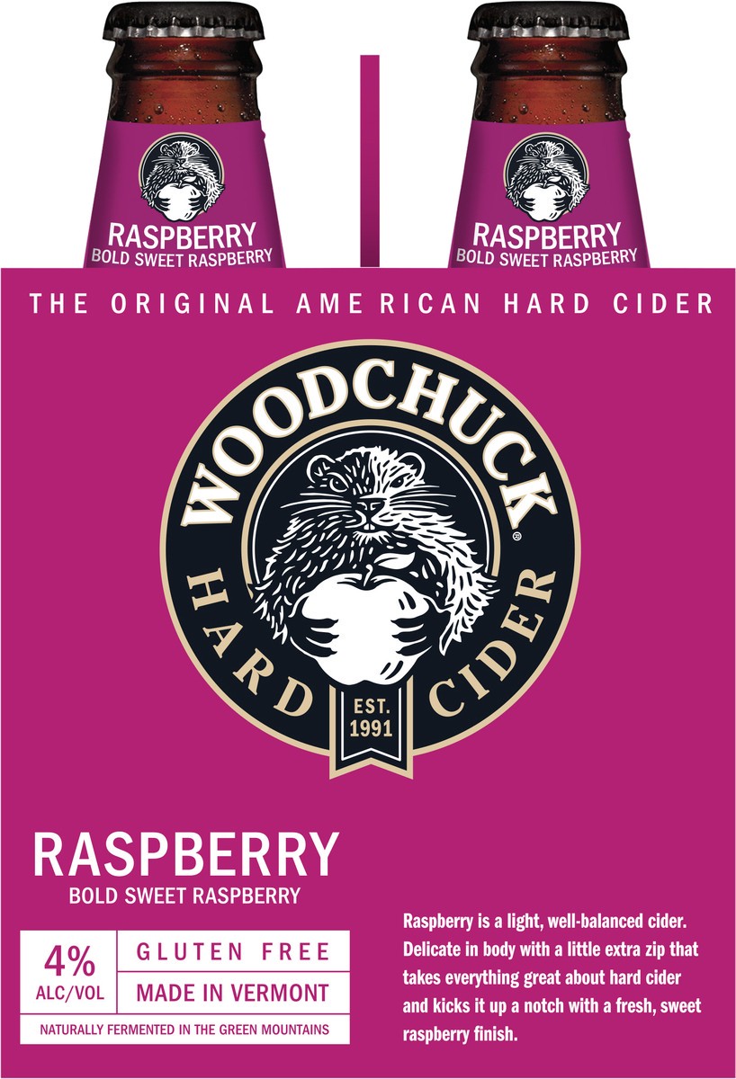 slide 5 of 5, Woodchuck Raspberry Hard Cider 6Pk, 72 fl oz
