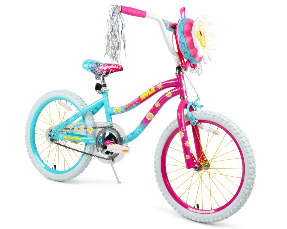 slide 1 of 1, Dynacraft Girl Talk Kids Bike, 20 in