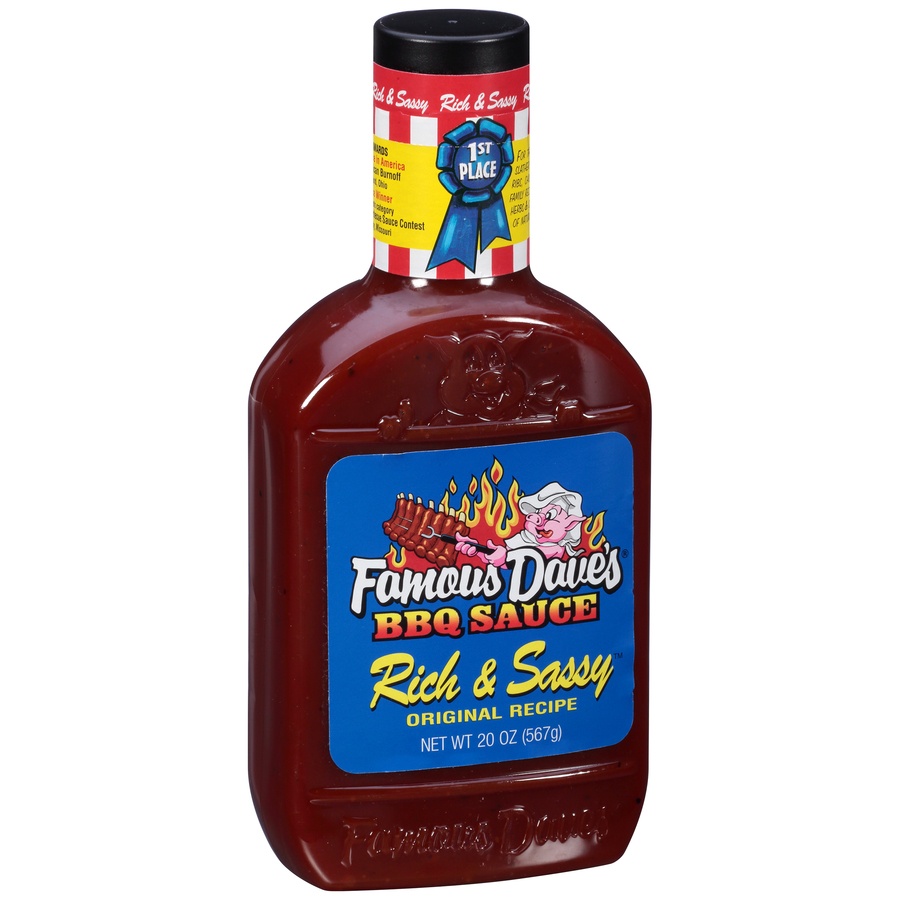 Famous Dave's Rich & Sassy Barbeque Sauce 20 oz | Shipt