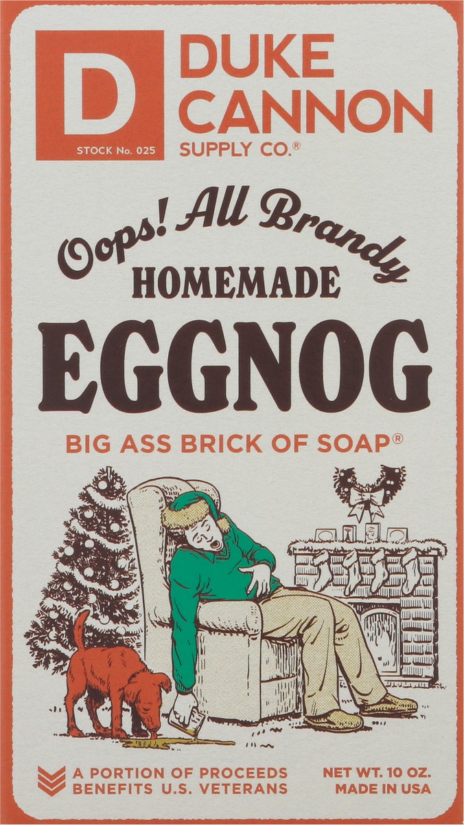 slide 5 of 9, Duke Cannon Oops! All Brandy Homemade Eggnog Soap 10 oz, 10 oz