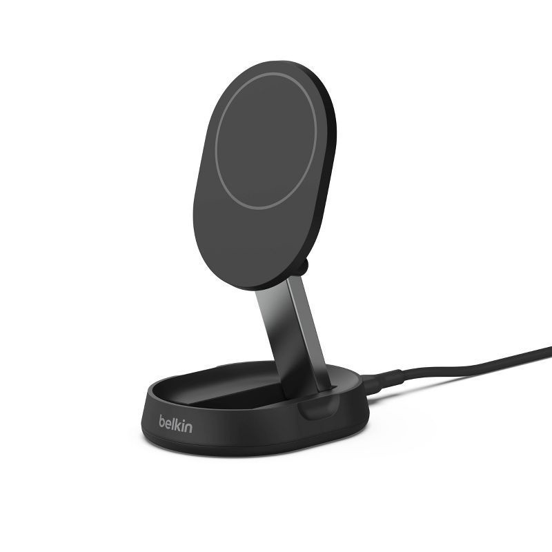 slide 7 of 8, Belkin Qi2 Convertible Pad & Stand - Black, 1 ct