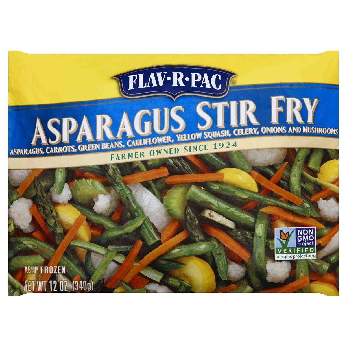 slide 1 of 1, Flav-R-Pac Asparagus Stir Fry 12 oz, 