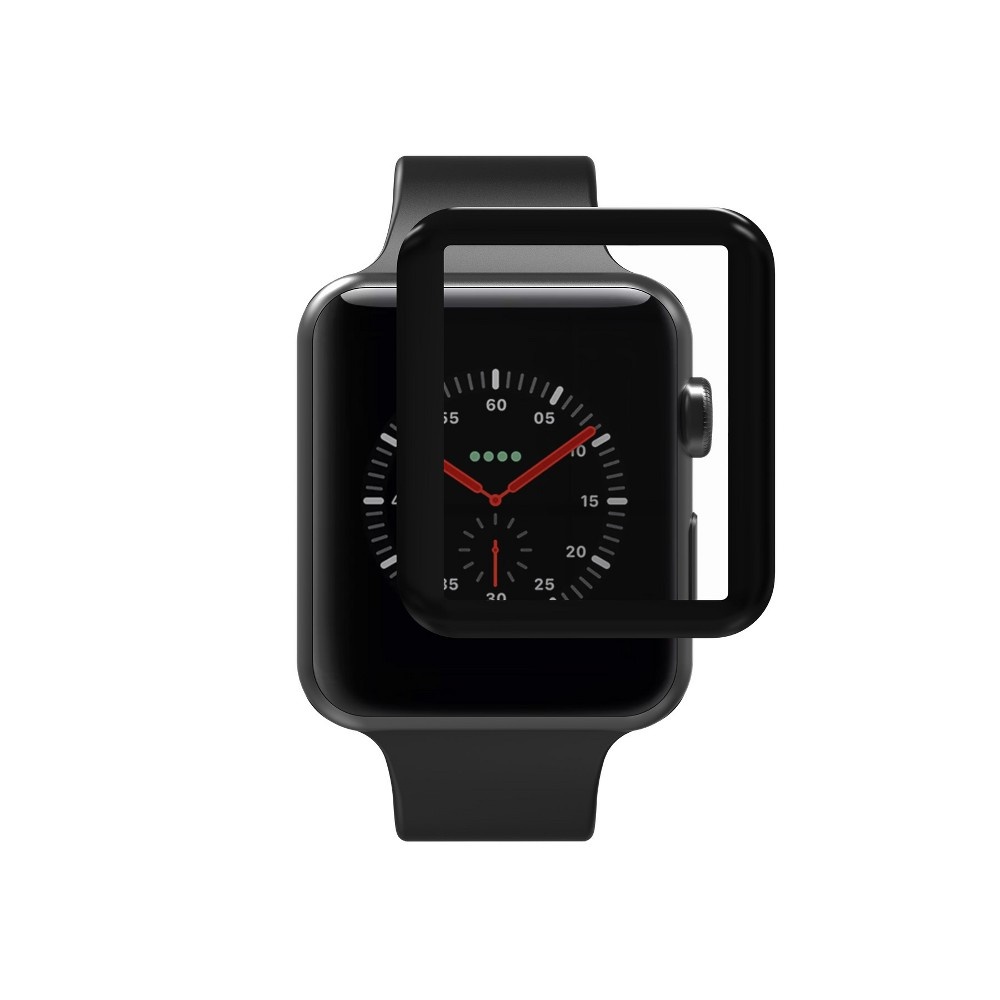 slide 2 of 3, Zagg Apple Watch Series 3 42mm Glass Screen Protection Black, 1 ct