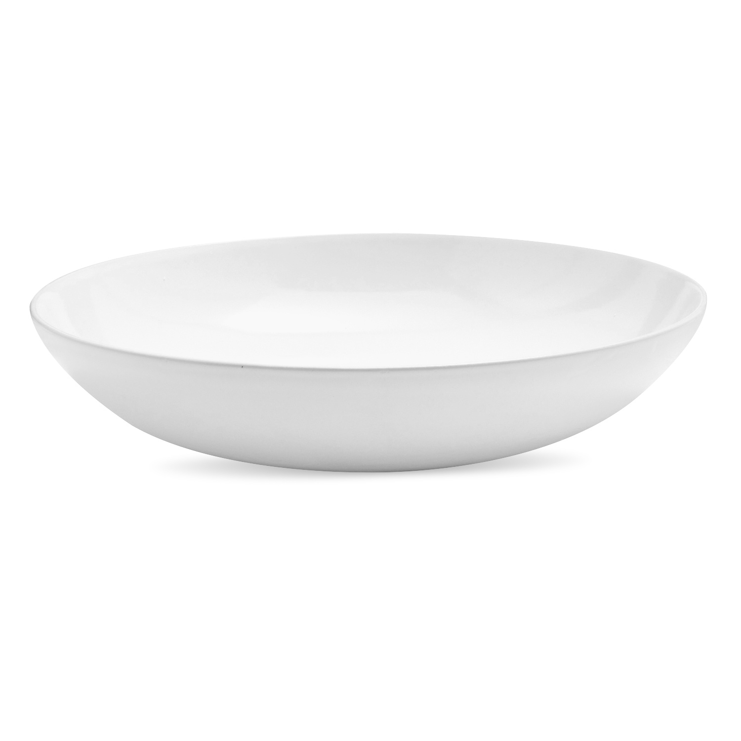 slide 1 of 1, Sur La Table Italian Whiteware Curved Serving Bowl, White, 16 in