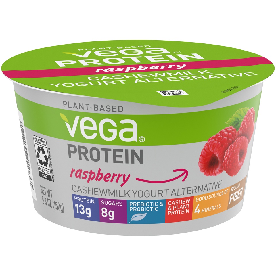 slide 2 of 8, Vega Raspberry Yogurt, 5.3 oz