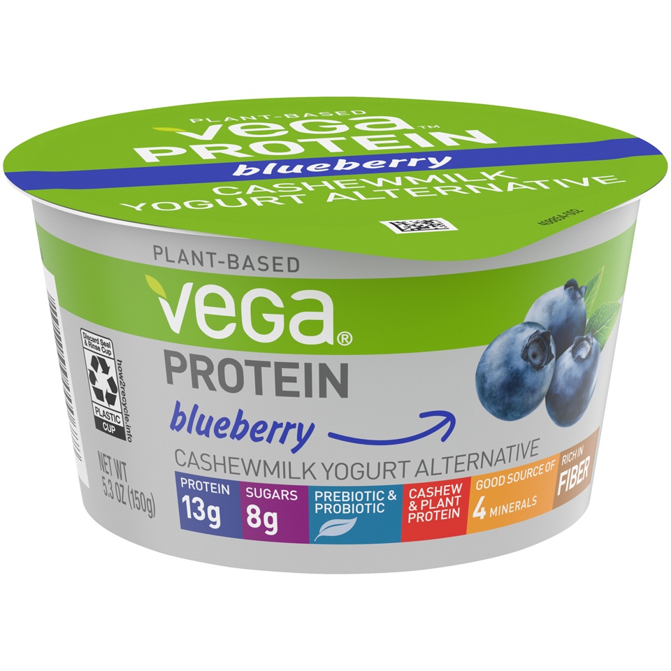 slide 2 of 8, Vega Blueberry Yogurt, 5.3 oz