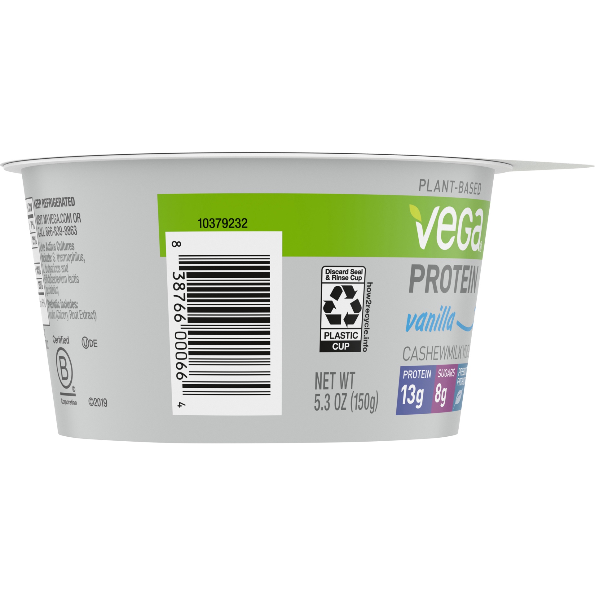slide 4 of 8, Vega Vanilla Yogurt, 5.3 oz