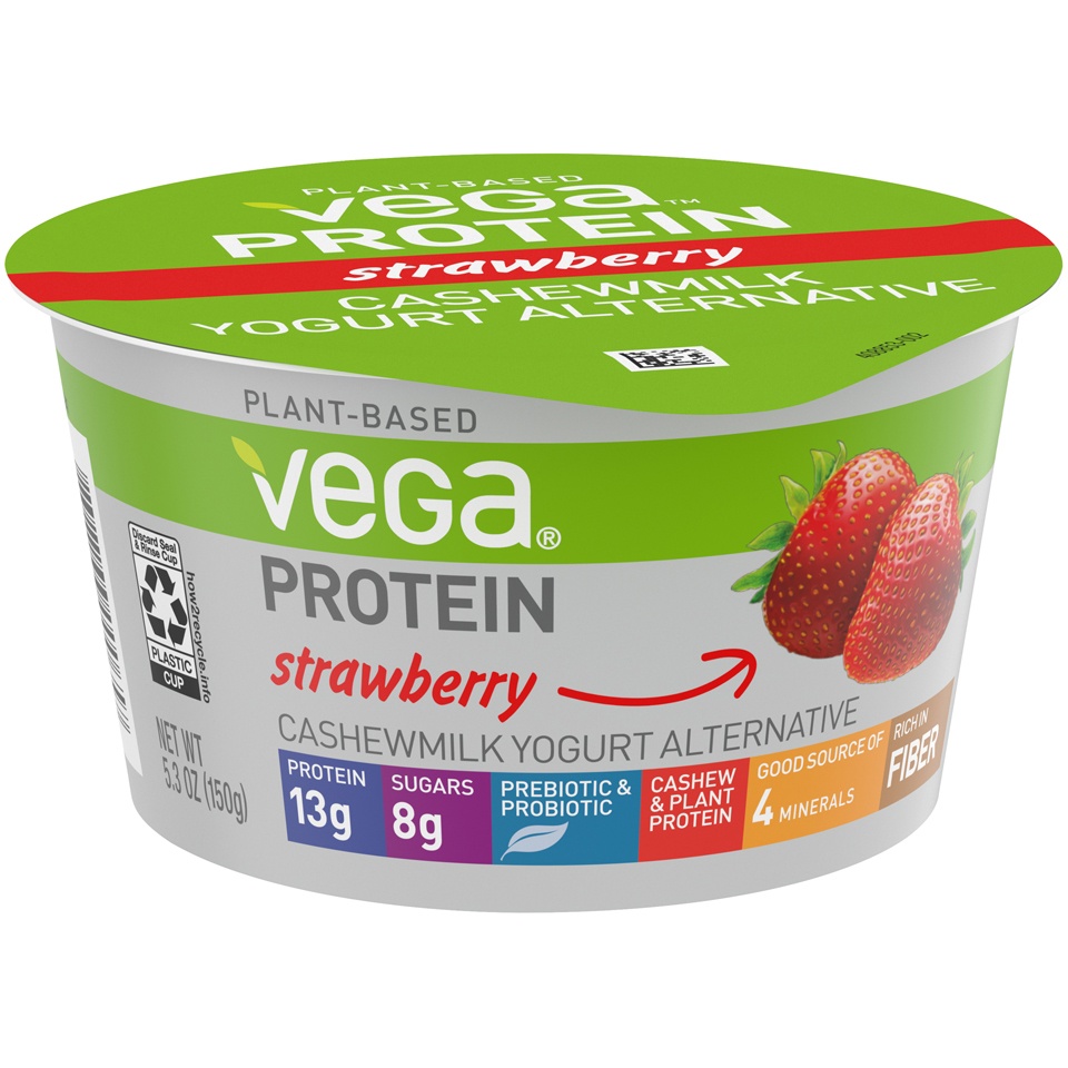 slide 2 of 8, Vega Strawberry Yogurt, 5.3 oz