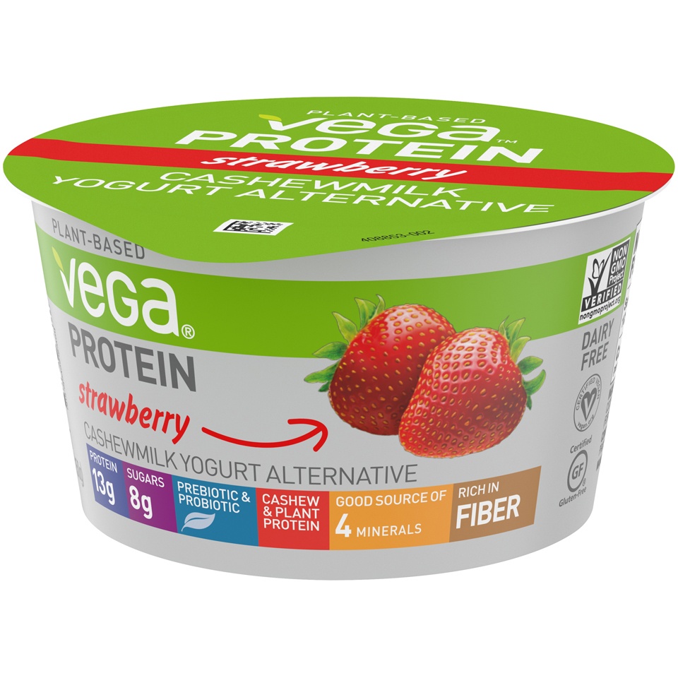slide 3 of 8, Vega Strawberry Yogurt, 5.3 oz